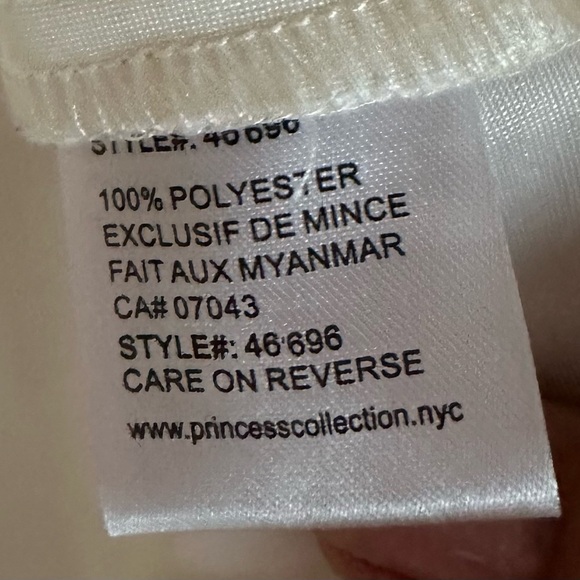 Girl’s Couture Princess White Tulle Wedding Formal Picture Perfect Dress Size 4 - Picture 9 of 9